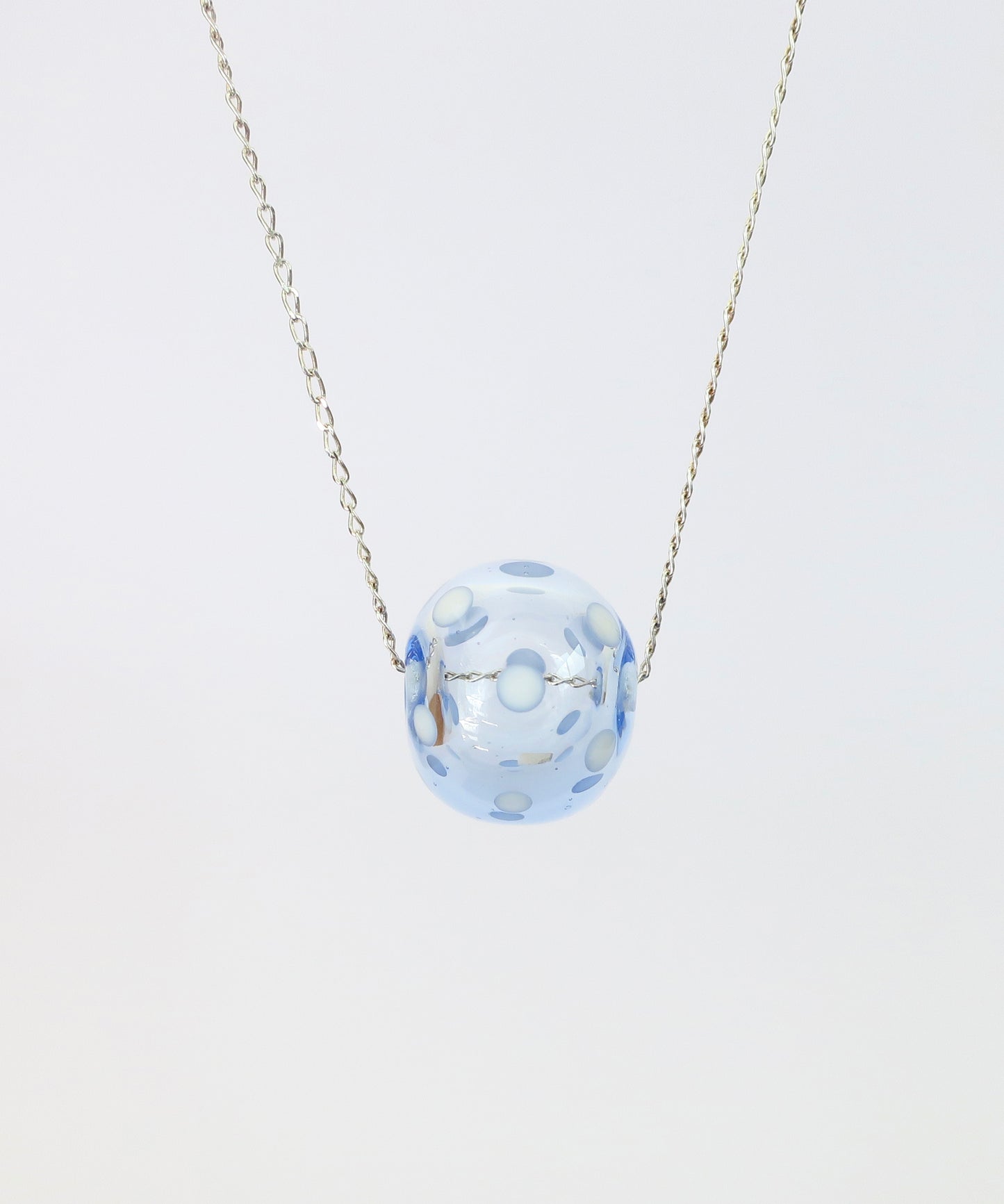 Collar Esfera Con Puntos