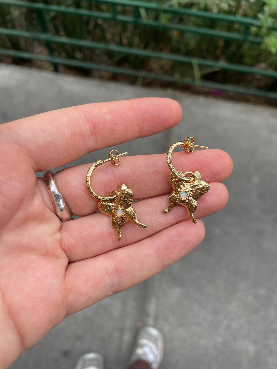 Mini butterfly earrings