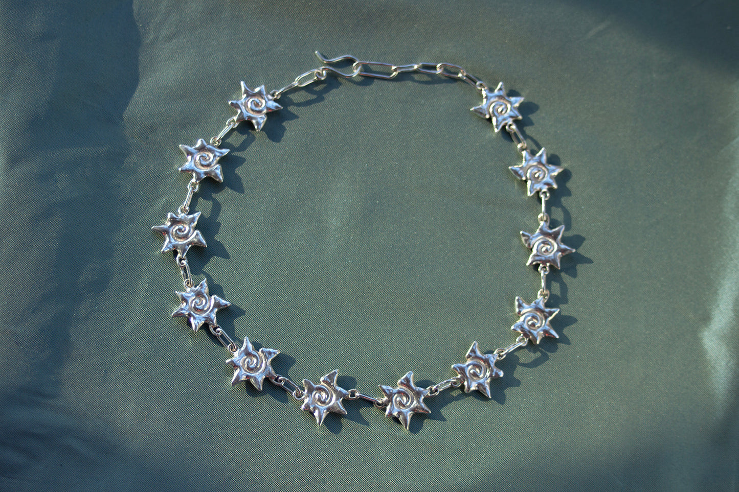 Silver Burst Necklace