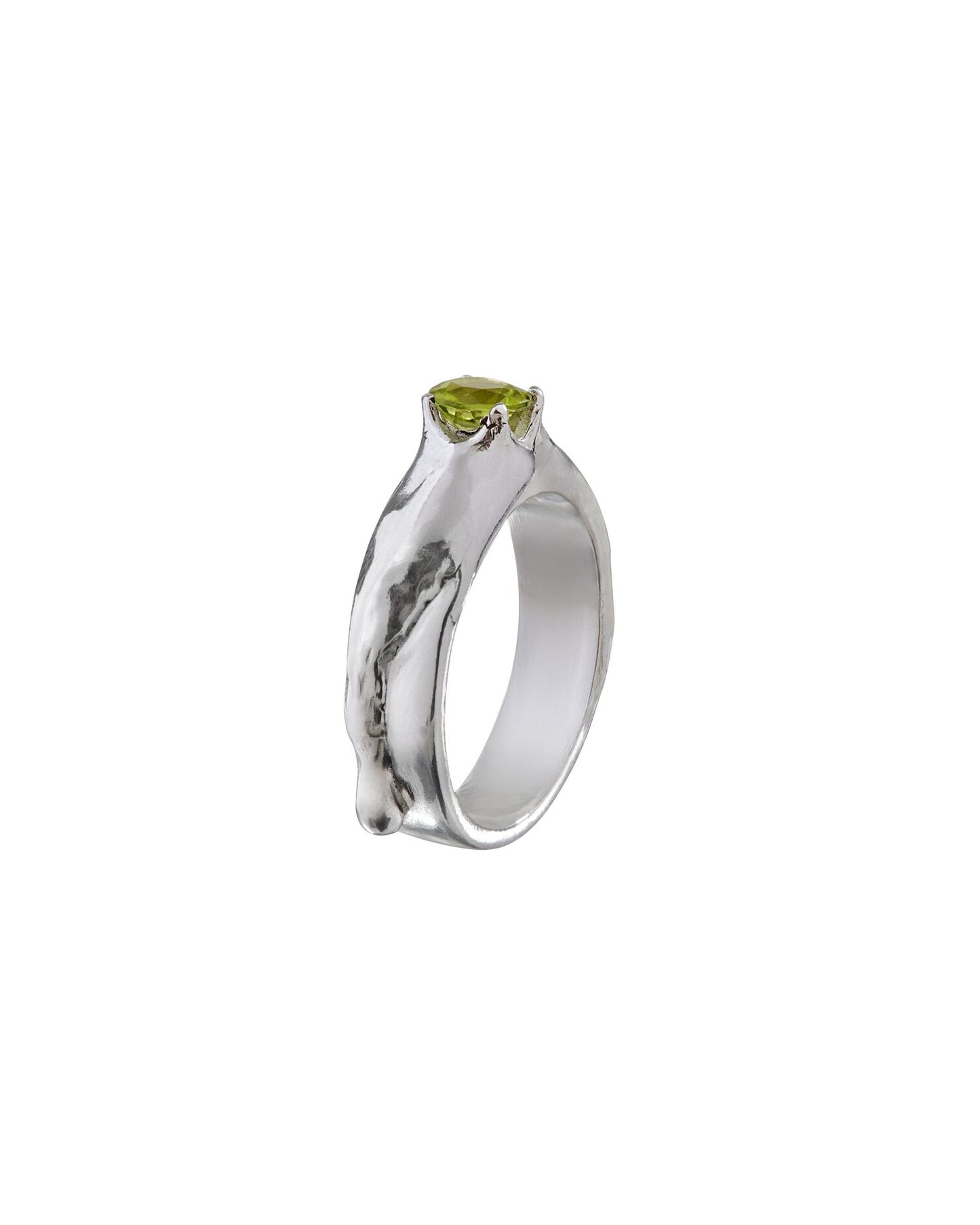 Peridot Drip Ring