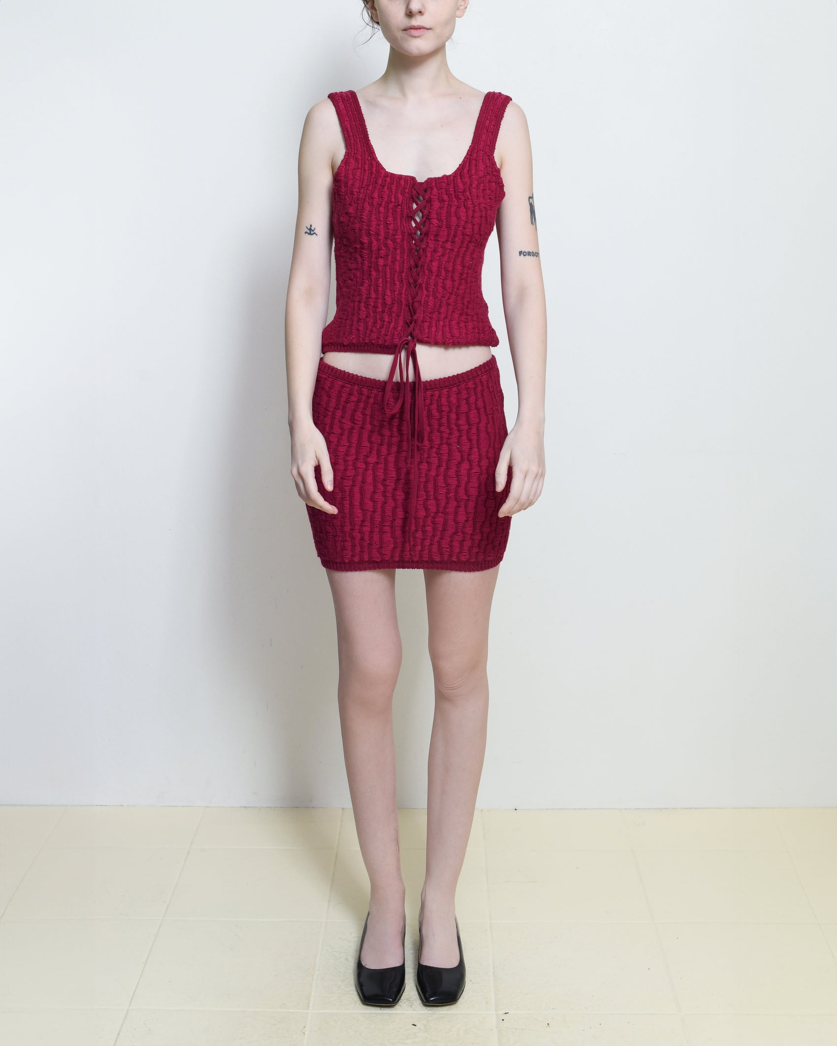 Knitted Blouse Corset