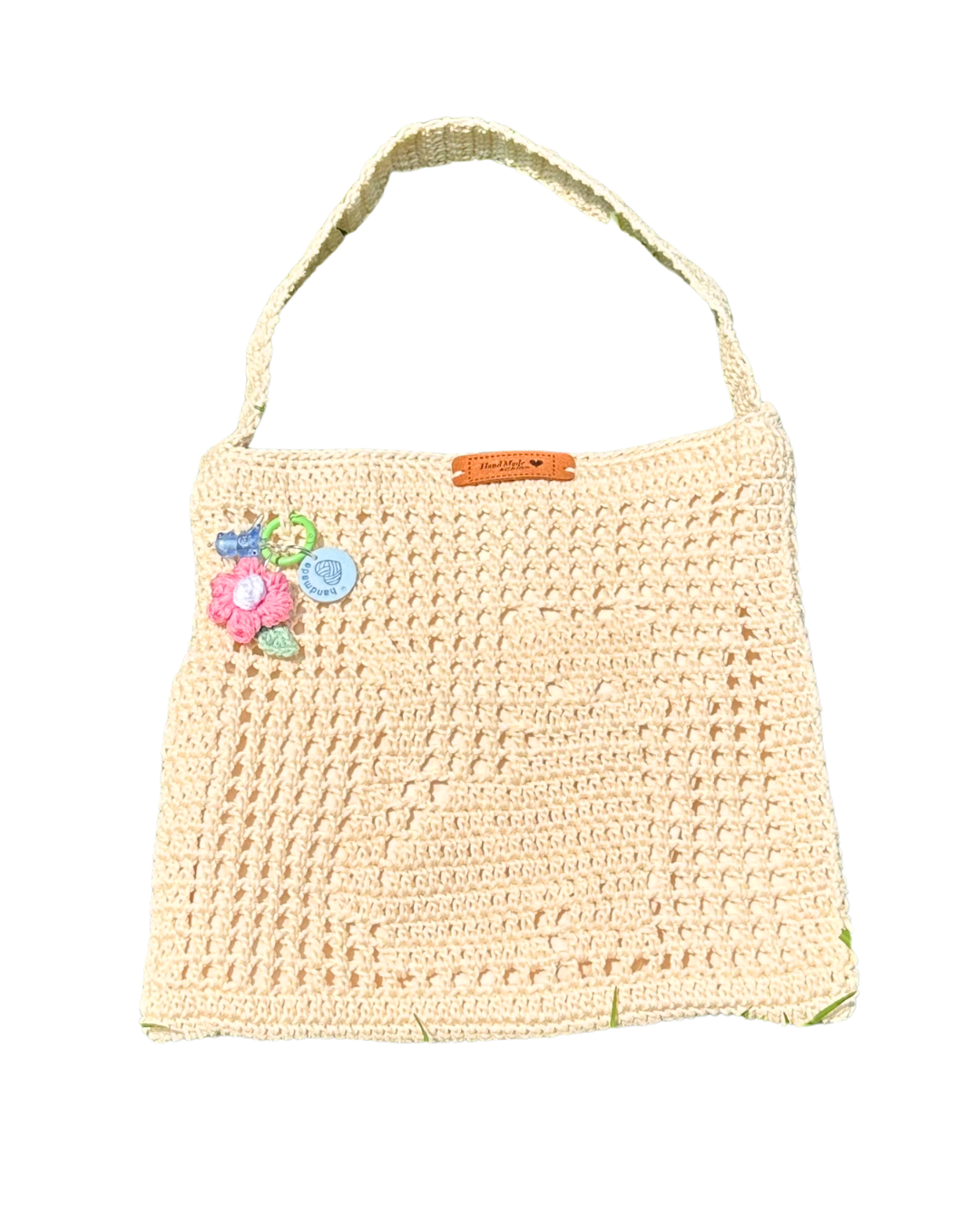 Crochet Bags and Crystal Charm