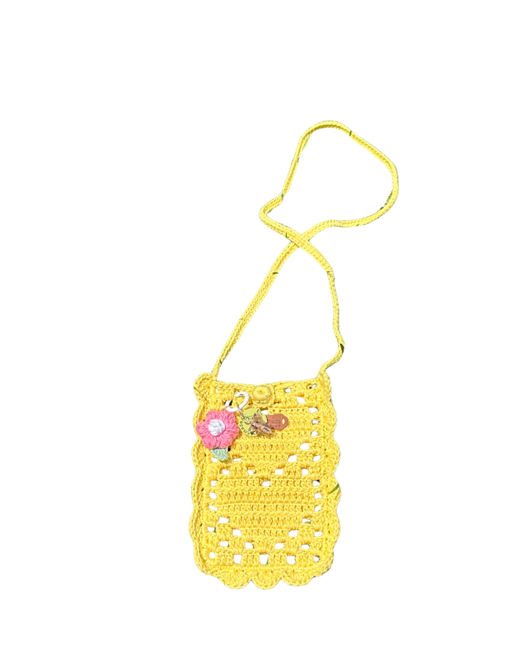 Crochet Bags and Crystal Charm