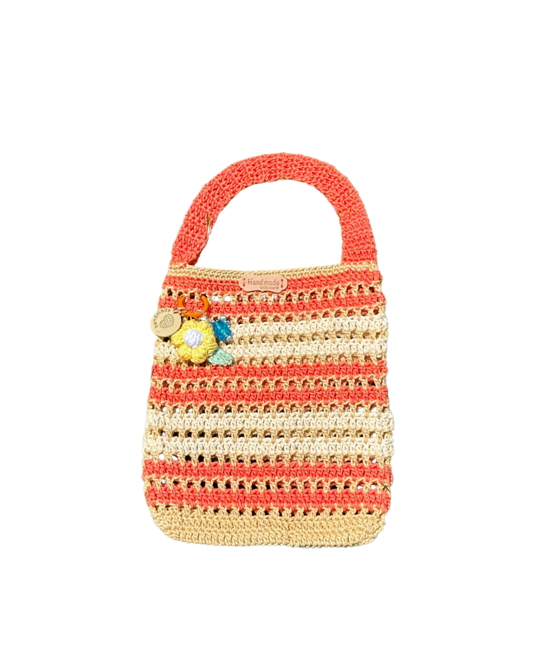 Crochet Bags and Crystal Charm