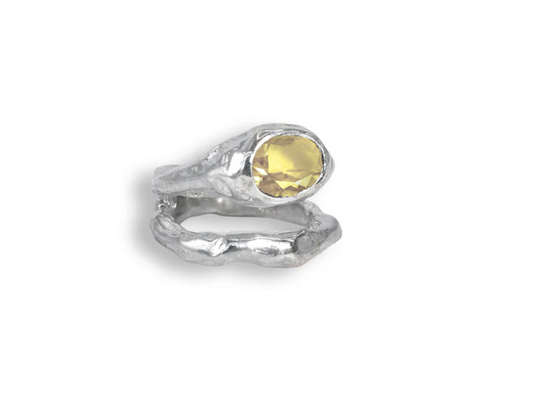 Duo Fusion Citrine Ring