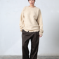 Knitted Mohair Crew Neck Sweater