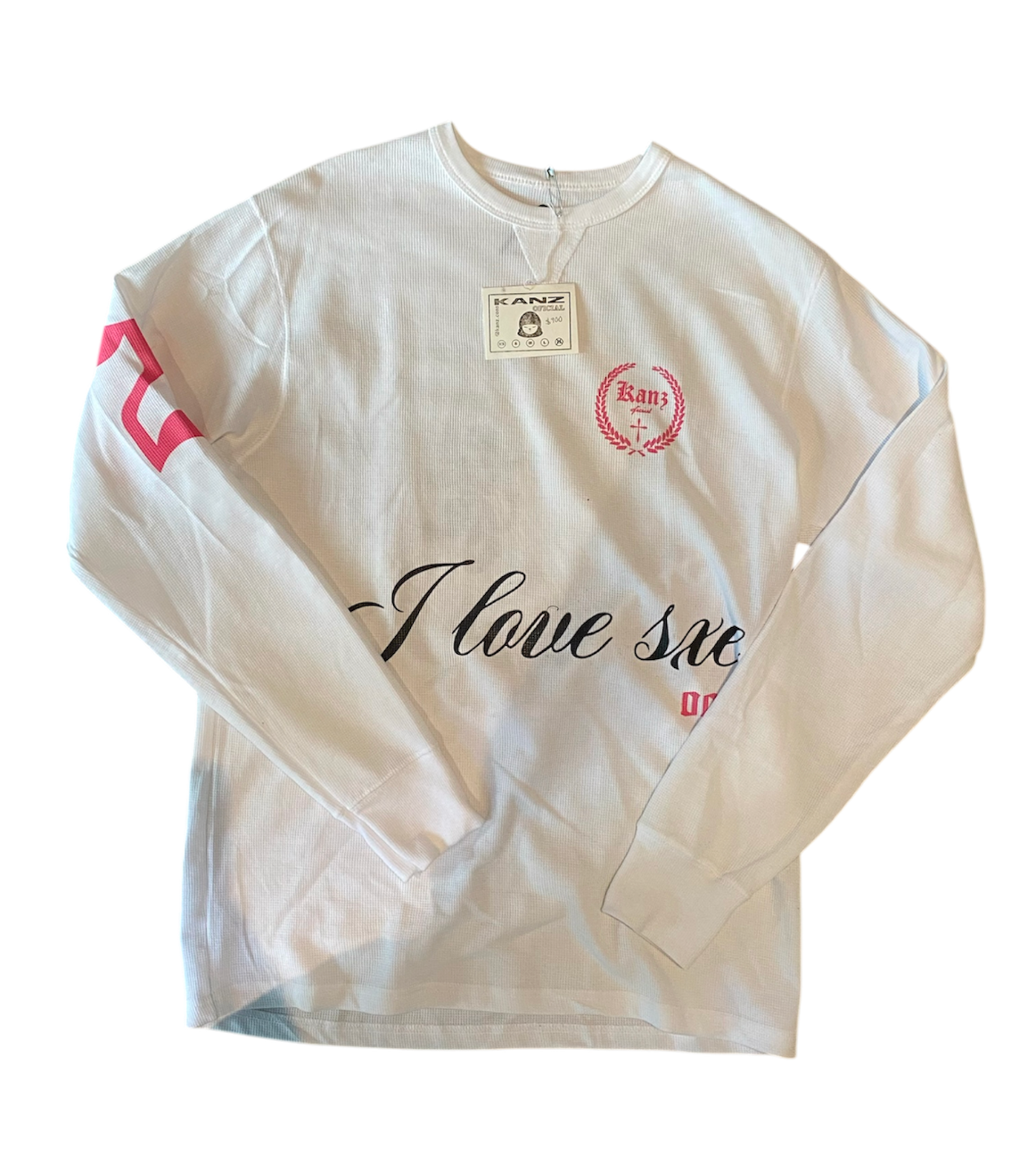 White terry I love sxe