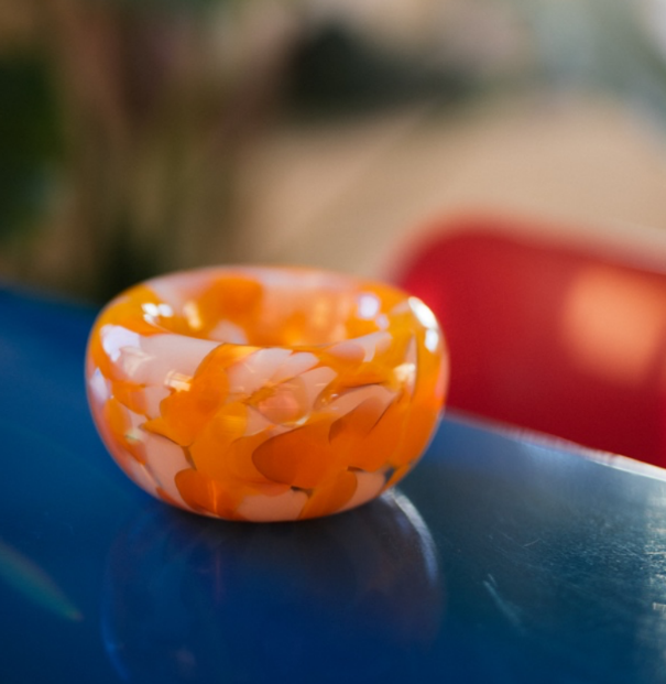 Orange Dreamsickle Bowl