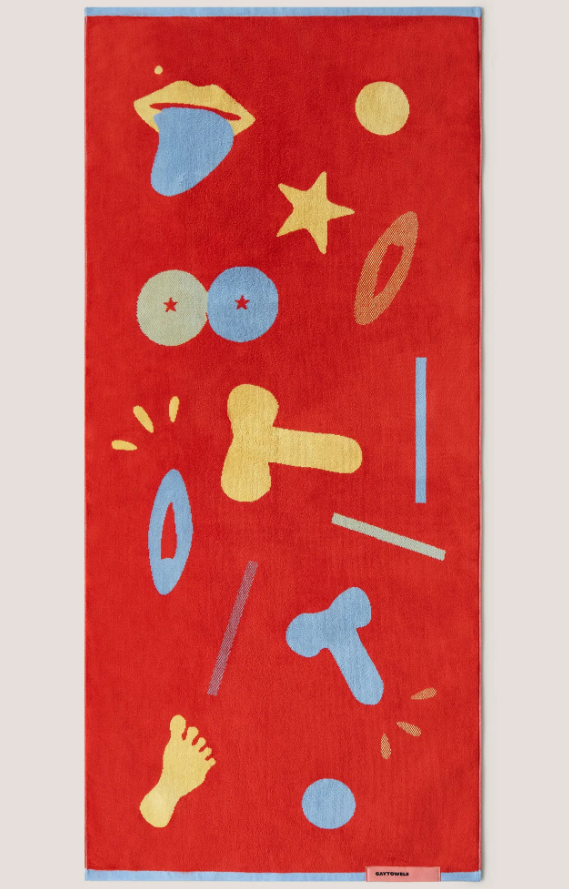 BLUE BALLS TOWEL