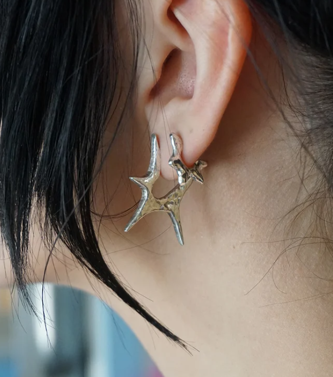 Silver Starseed Earrings