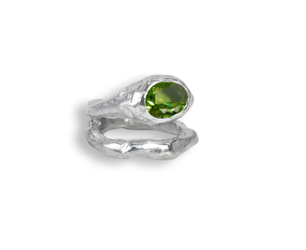 Duo Fusion Peridot Ring