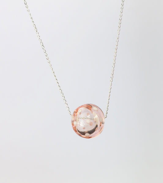 Collar Esfera Con Puntos