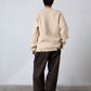 Knitted Mohair Crew Neck Sweater