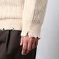 Knitted Mohair Crew Neck Sweater