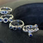 Sapphire and Silver Ring