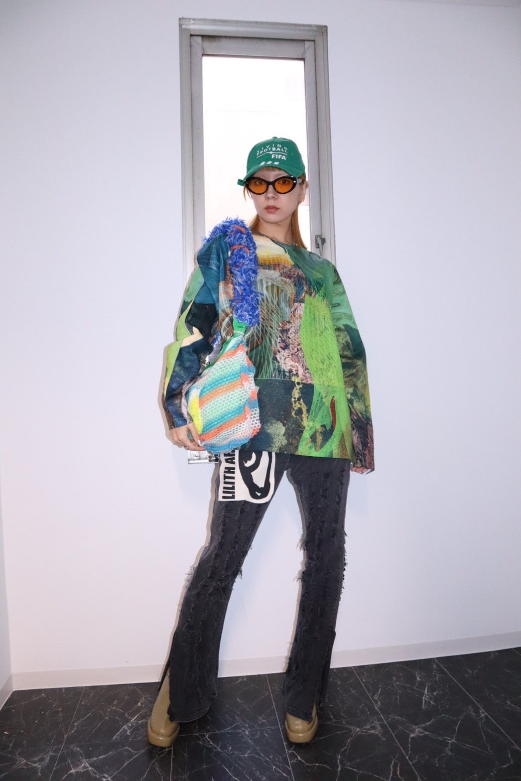 Graphic sweat shirt(C)