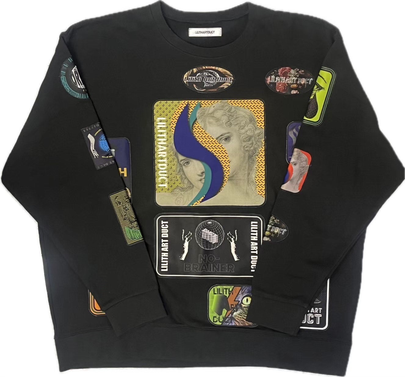 patch sweat shirt (A)