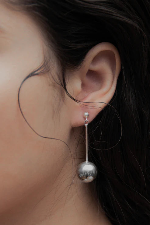 Long Sphere Earrings