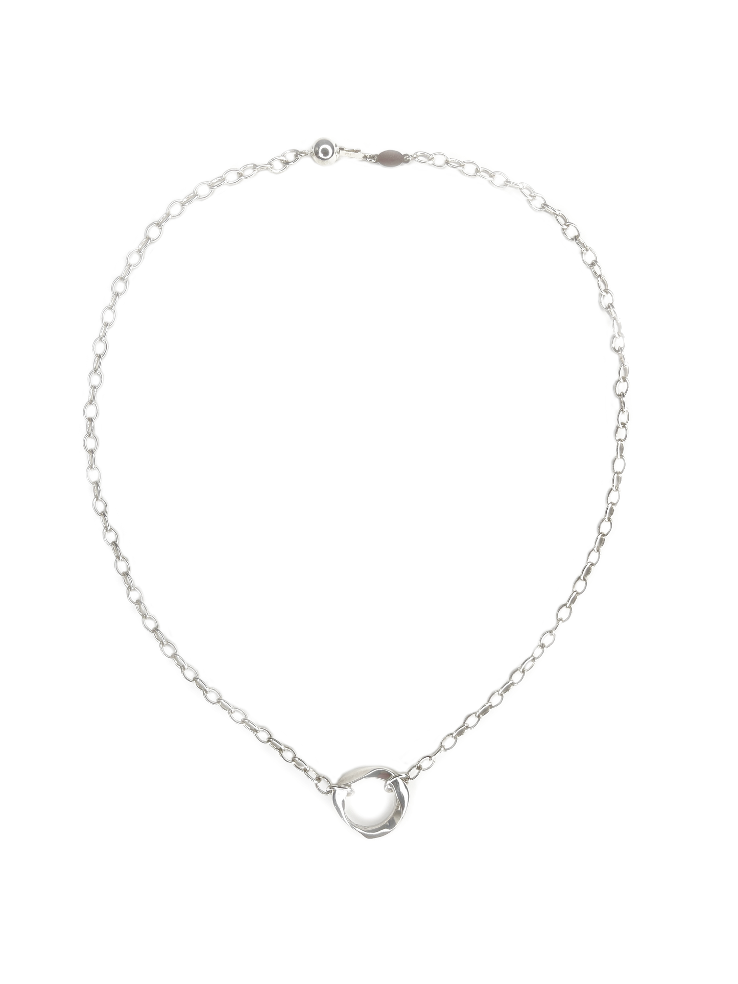 MOLTEN CHOKER EAR-CUFF SILVER