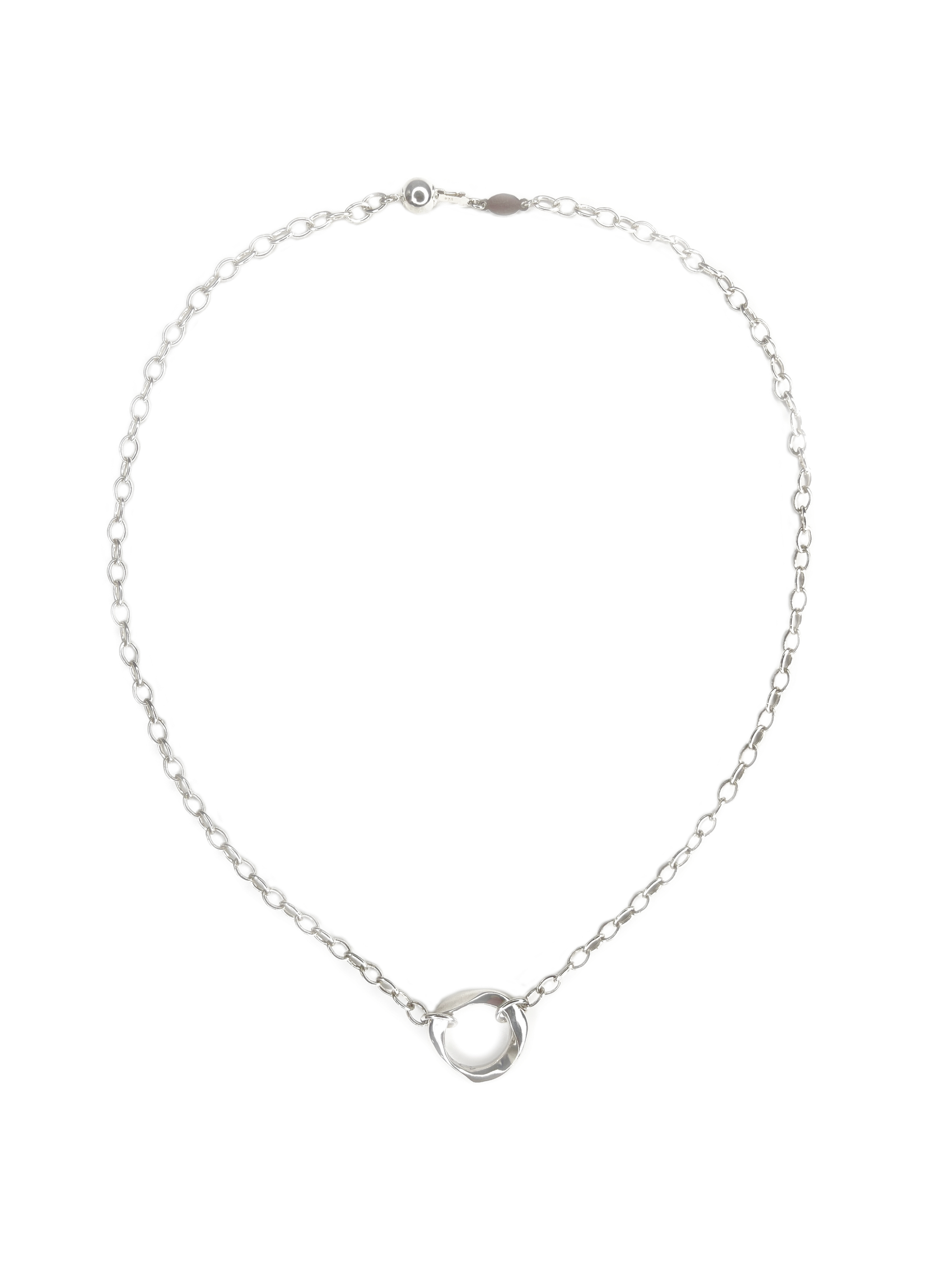MOLTEN CHOKER EAR-CUFF SILVER