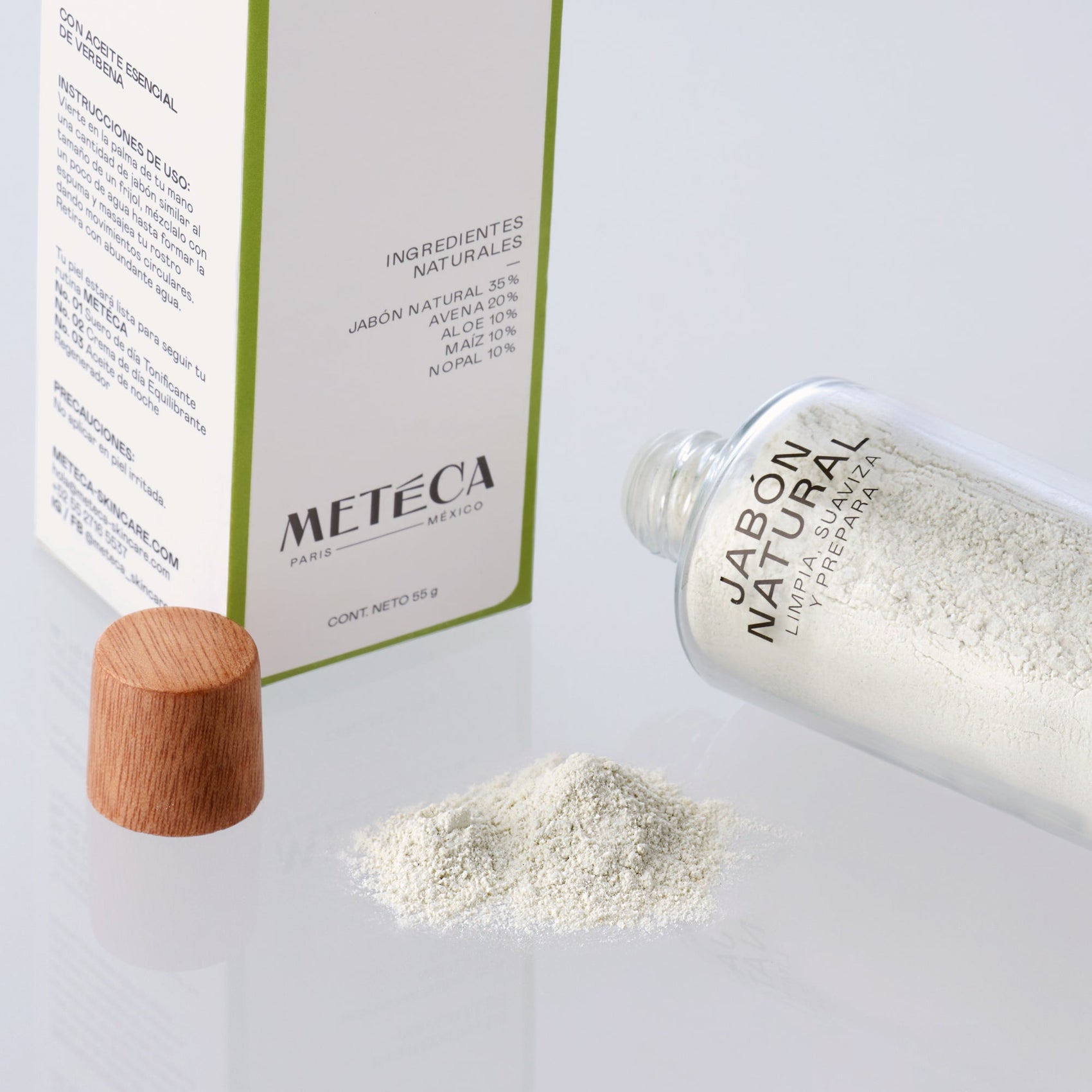 Jabón Facial Natural En Polvo