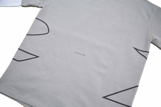 Two Layer Tee Pure Grey