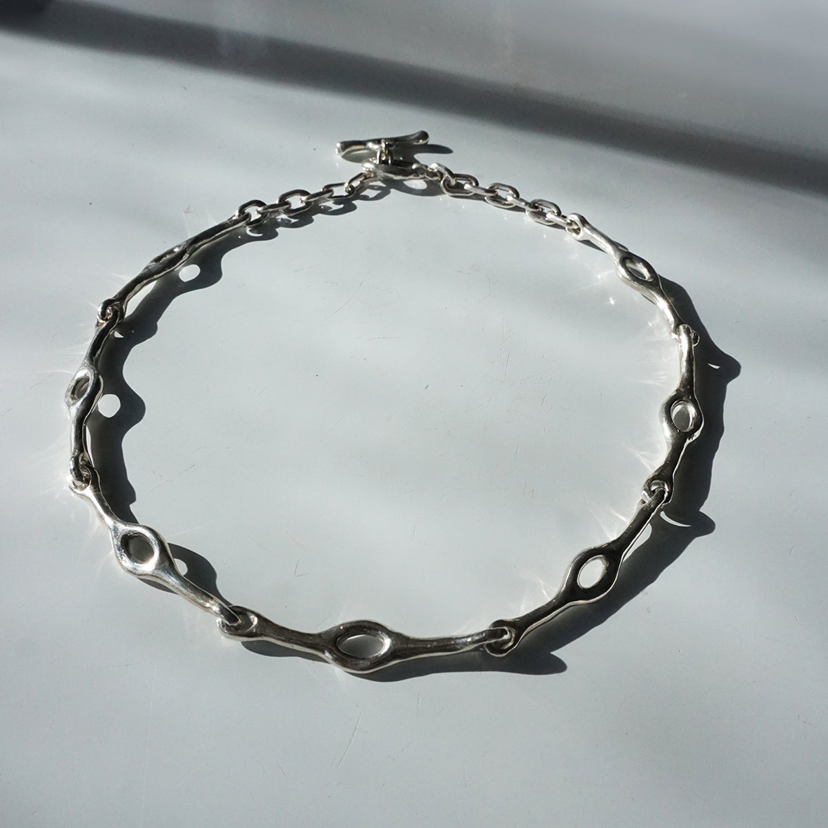 Silver Ocular Drift Chain Necklace