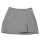 Wool Cloth Skirt Drizzly GraY