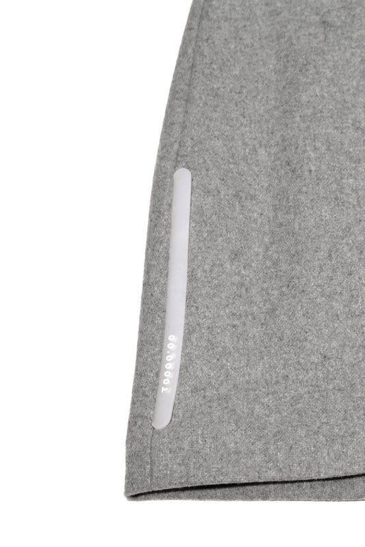Wool Cloth Skirt Drizzly GraY