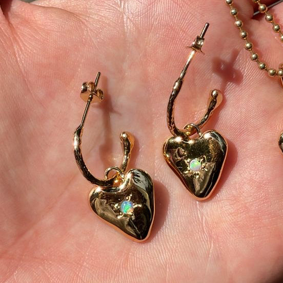 Mini Heart Hoops (Par)