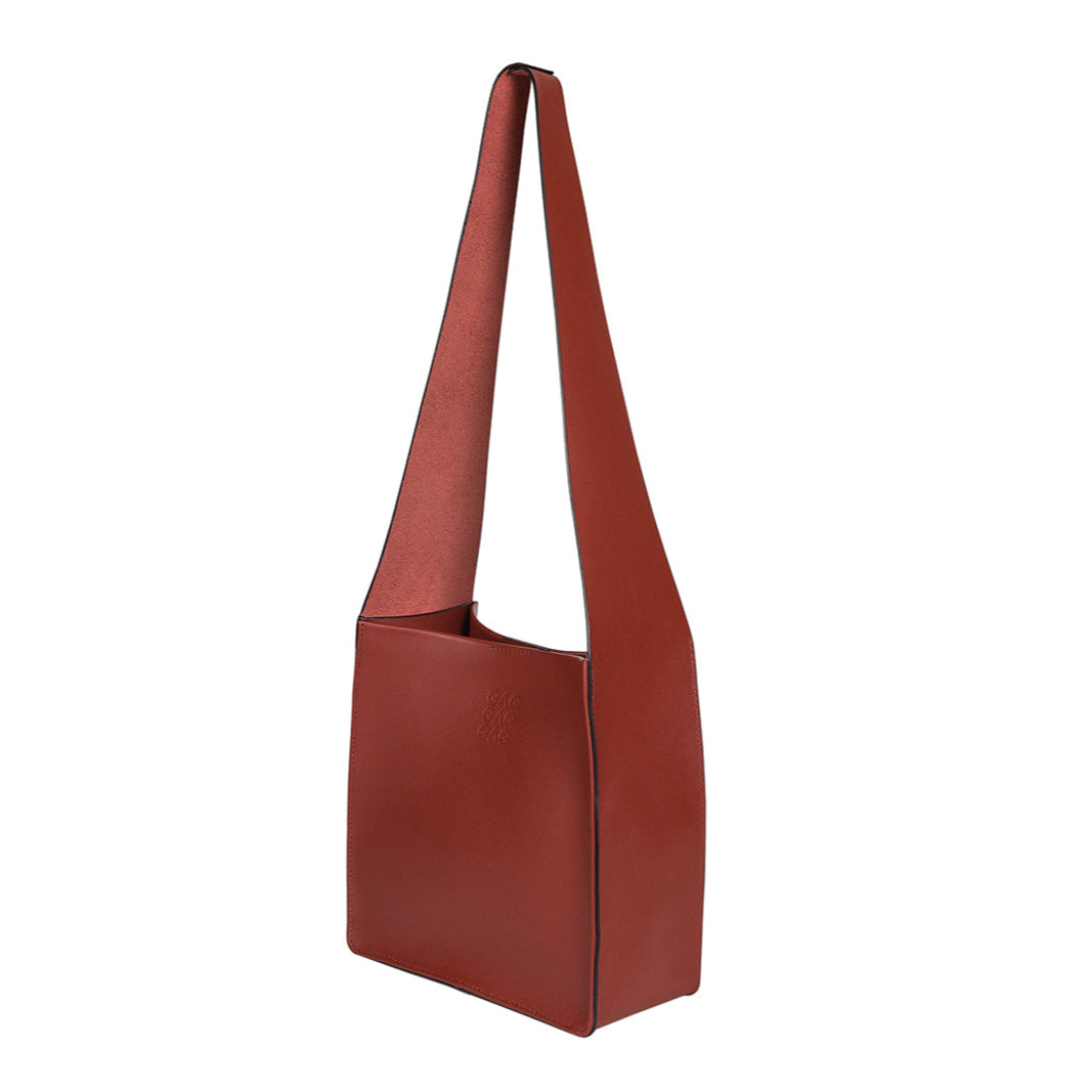 MINI SQUARE TOTE - ARCILLA