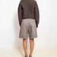 Knitted Mohair Crew Neck Sweater