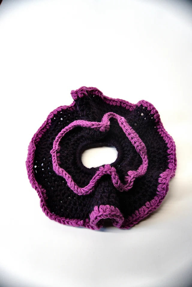 Scrunchies - hand knitted