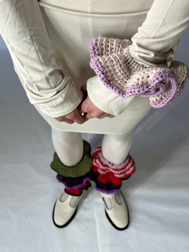 Scrunchies - hand knitted