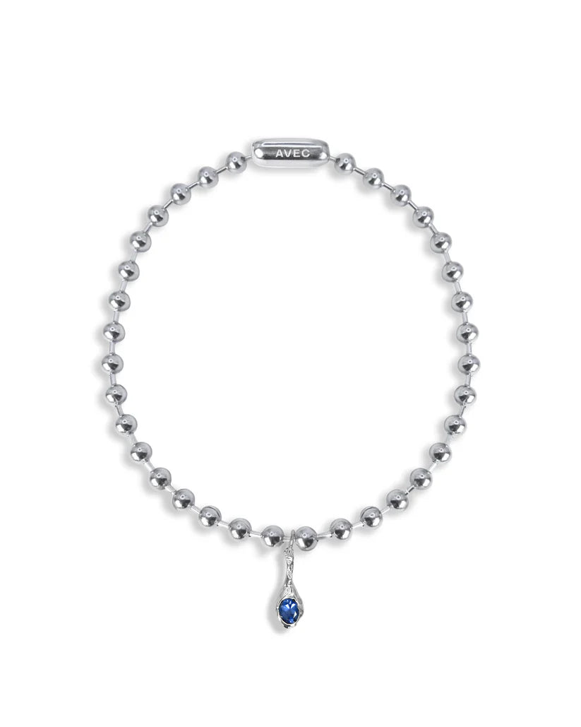 ROCKY CHAIN SAPPHIRE NECKLACE